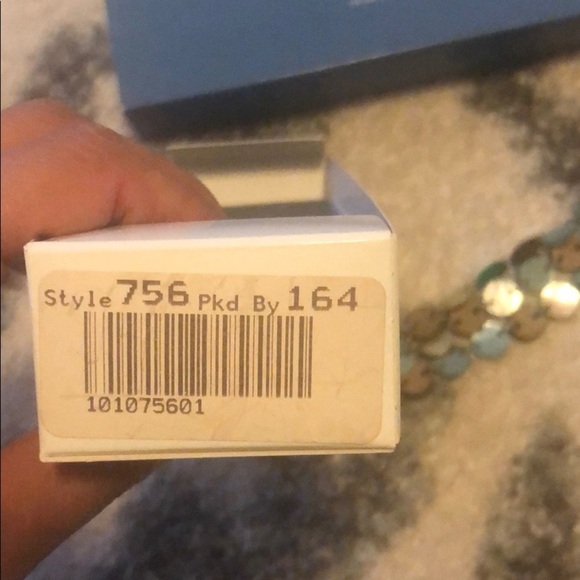 Lia Sophia fashion to teal and brown bracelet - Picture 3 of 3